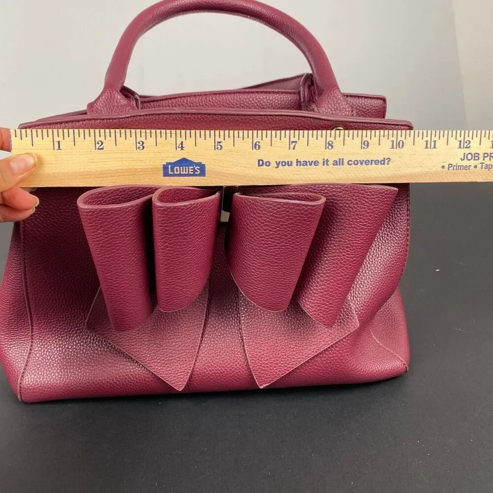Crossi New York women's Deep Burgundy Handbag.casual travel - Picture 6 of 16